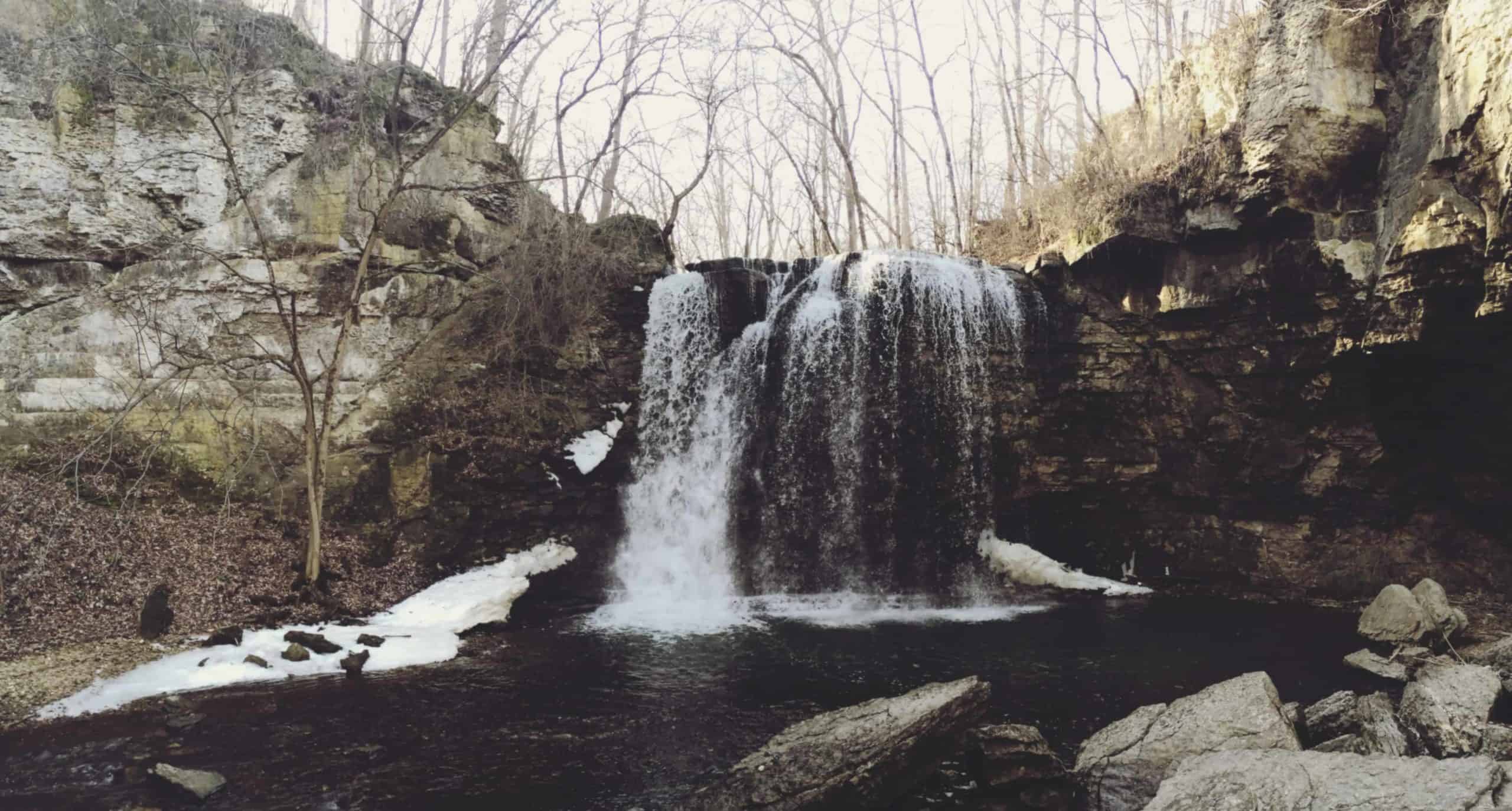 waterfall in columbus ohio
