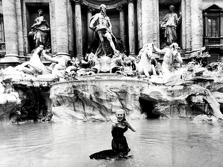 Trevi Fountain Circa 1950